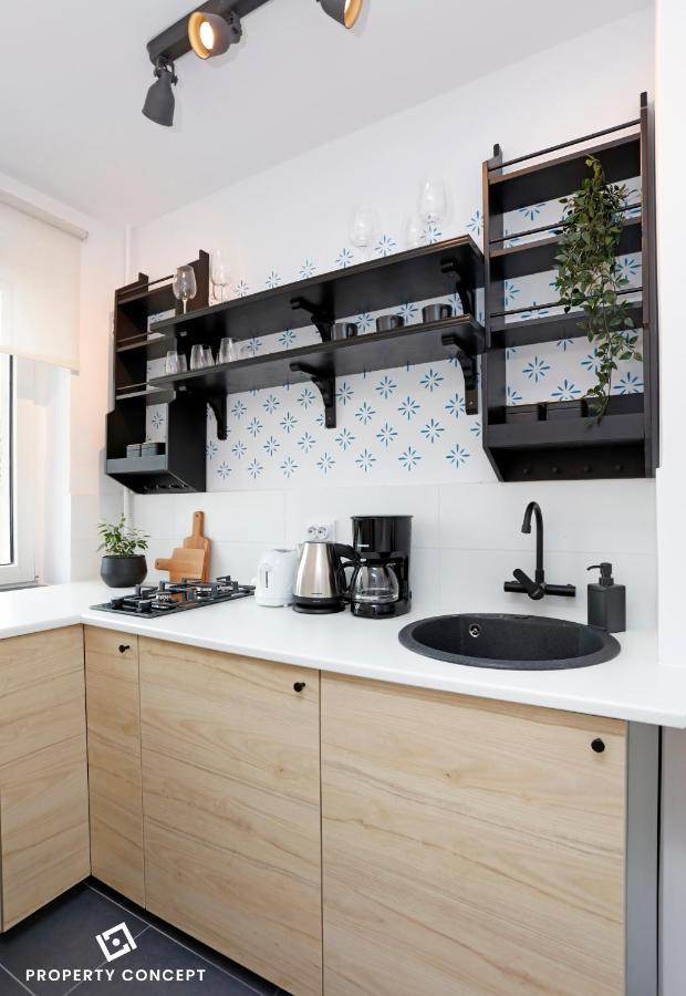 Chic Scandinavian Style Studio Apartment Bukares Bagian luar foto
