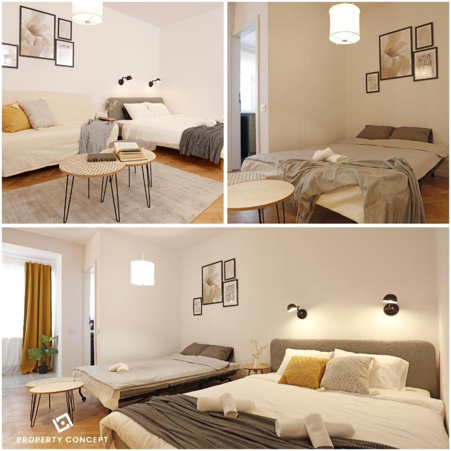 Chic Scandinavian Style Studio Apartment Bukares Bagian luar foto