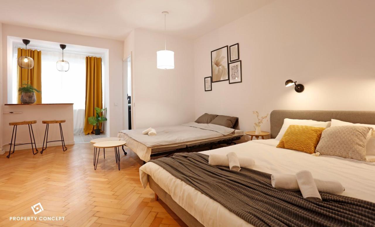 Chic Scandinavian Style Studio Apartment Bukares Bagian luar foto